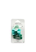 Siena Girls Bow Hair Bobbles and Glitter Clips Set, Mint image