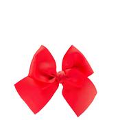 Siena Girls Satin Large Bow, Coral
