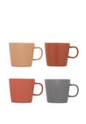 Siip Value Pack Set of 4 Mugs, Warm Multi image