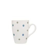 Sipp Reactive Glaze Spot Mug, Blue &amp; Green