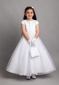 Poinsettia 1338 Communion Dress, White image