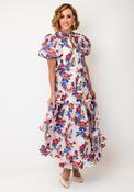 Sister Jane Azur Bloom Jacquard Maxi Dress, Pearl Ivory image