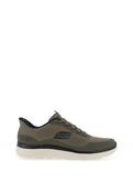 Skechers Summits Leyter Slip Ins Trainers, Green &amp; Black image