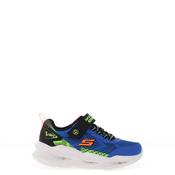 Skechers Boys S Lights Meteor Lights Trainer, Blue