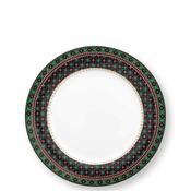 Pip Studio Clover Print Dinner Plate 26.5cm, Green