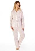 Slenderella Ditsy Floral Long Sleeve Pyjama Set, Pink image