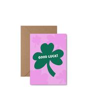 Slieve Studio “Good Luck” Lucky Shamrock Card