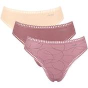 Sloggi Go Crush High Leg Brief 3 Pack, Pink