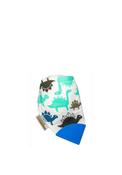 Smiley Eileeys Dino Teething Bib, White Multi image