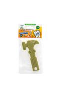 Smiley Eileeys Hammer Tool Teether, Olive Green image