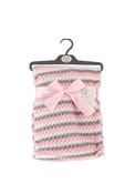 Snuggle Baby Stripe Fleece Blanket, Pink image