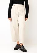 SOHO-t Telma Cropped Wide Leg Trousers, Beige image