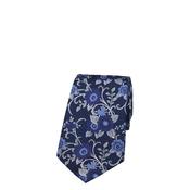 Soprano Gothic Floral Tie &amp; Pocket Square, Navy image