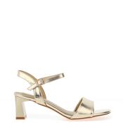 Sorento Sawyer Metallic Heeled Sandals, Gold image