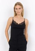 Soyaconcept Marica Lace Trim Cami Top, Black image