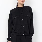 Soyaconcept Banu Jersey Funnel Neck Jacket, Black image