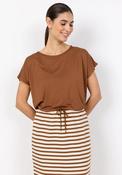 Soyaconcept Braided Detail T-Shirt, Tan image