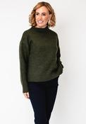 Soyaconcept Herla Mock Neck Jumper, Green image