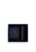 Spagnolo Boys Tie and Pocket Square Set, Navy image