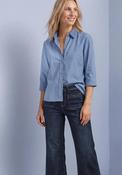 Street One Cord Collar Shirt, Blue image