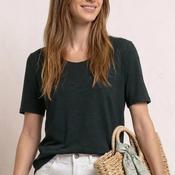 Street One Tie-Trim Detail T-Shirt, Green