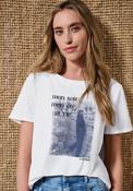 Street One Graphic Print T-Shirt, White image