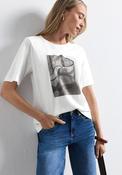 Street One Graphic Print T-Shirt, White image