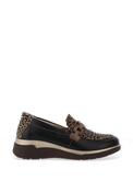 Suave Alderney Leather Slip On Loafers, Black Multi image