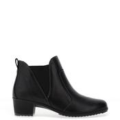 Suave Anna Leather Ankle Boots, Black