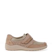 Suave Phoebe Snake Embossed Metallic Shoes, Beige image