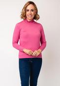 Sunday by Godske Ribbed High Neck Jumper, Pink image