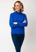 Sunday by Godske Ribbed High Neck Jumper, Blue image