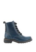 Fly London Ragi Lace Up Military Ankle Boots, Royal Blue image