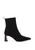 Tamaris Fabric Sock Block Heeled Boots, Black image