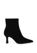 Tamaris Suede Structured Ankle Sock Boot, Black image