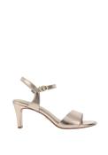 Tamaris Metallic Heeled Sandals, Light Gold image