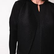 Thanny Ribbed Short Jacket, Black