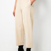 Thanny Tapered Cropped Jersey Trousers, Beige image