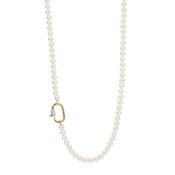 Ti Sento Pearl Wrap Around Necklace, White image