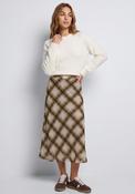 Tiffosi Geometric Print Midi Skirt, Green Multi image