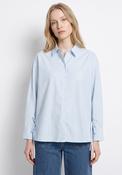 Tiffosi Pinstripe Long Sleeve Shirt, Blue Multi image
