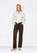 Tiffosi Suede Wide Leg  Trousers, Brown image