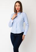 Tiffosi Button Up Cotton-blend Shirt, Blue image