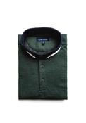 Tom Penn Printed Knit Polo Shirt, Evergreen image