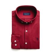Tom Penn Long Sleeve Shirt, Cherry Red image