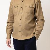 Tom Penn Pocket Overshirt, Dark Beige