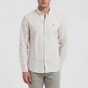 Tom Penn Stripe Long Sleeve Shirt, Beige image