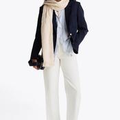 Tommy Hilfiger Chic Wool Blend Scarf, Cream