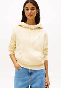 Tommy Jeans Flag Embroidered Hoodie, Yellow image