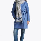 Tommy Hilfiger Jacquard Fringe Scarf, Blue